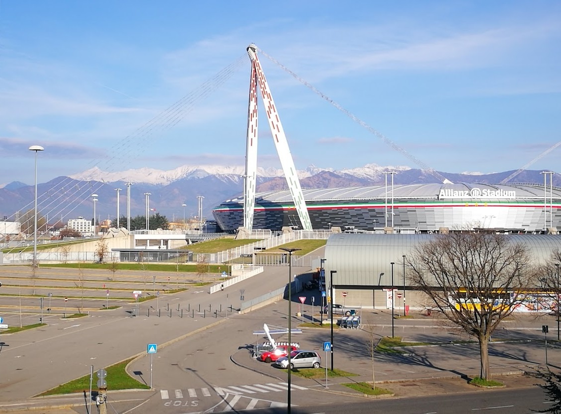 Esterno dell’Allianz Stadium a Torino