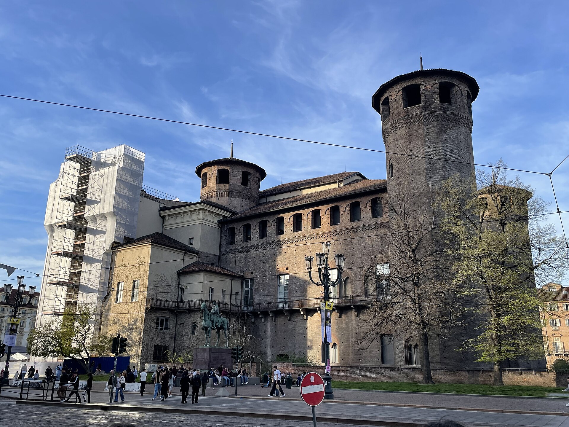 Facciata di Palazzo Madama in Piazza Castello